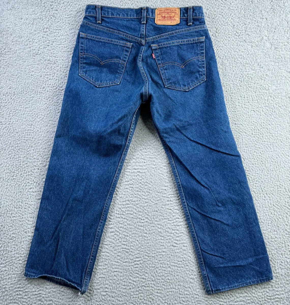 Vintage Levis Jeans Mens 33 (HEMMED Fits 32x25) 505 Straight 80s