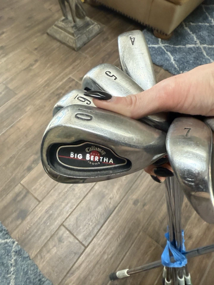 Juego de hierros Callaway Big Bertha 2004 4-10 Rhc para hombre diestro True Temper Uniflex Foto 4 de 4