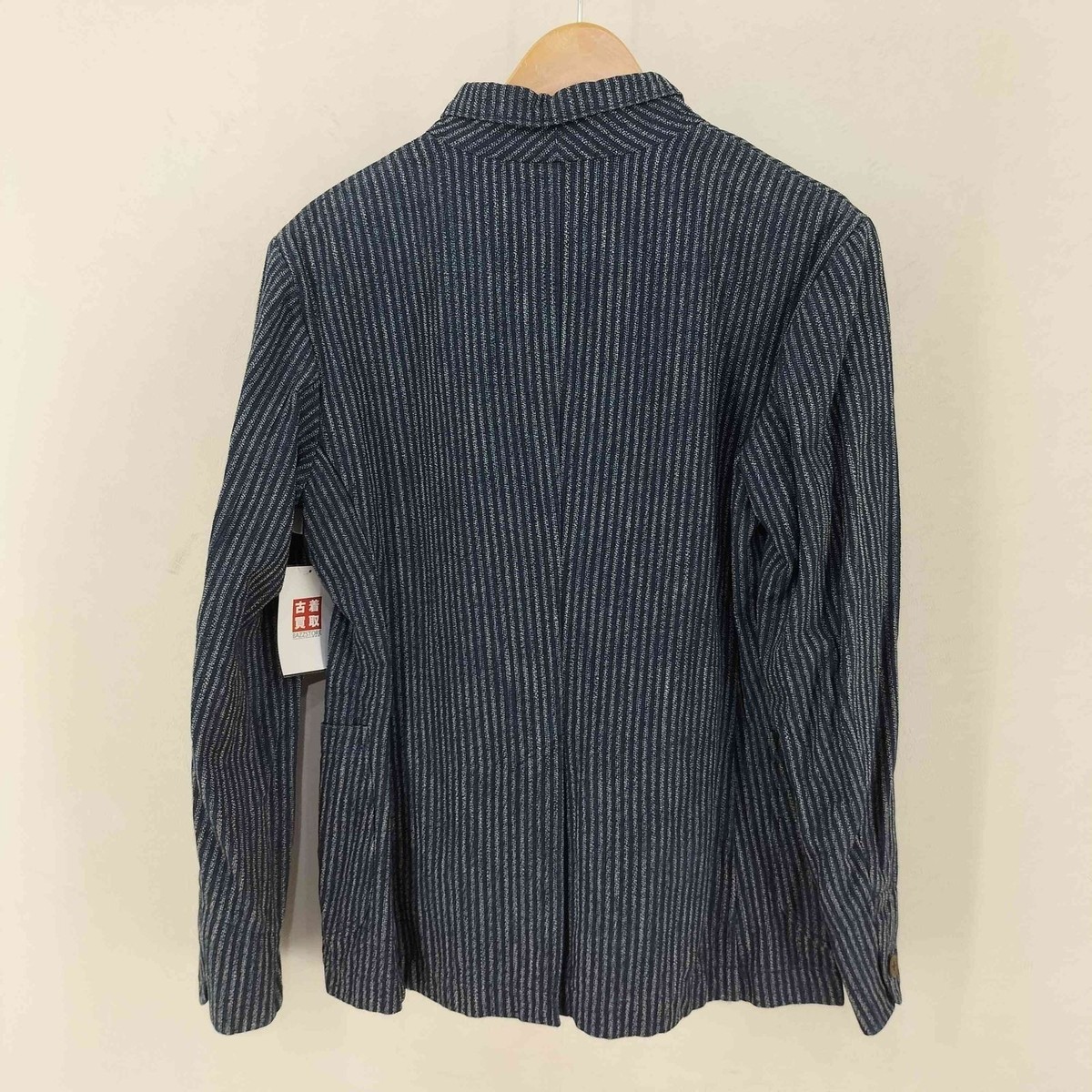 45rpm Indigo Hickory Stripe Denim Jacket Japan Made Size 3