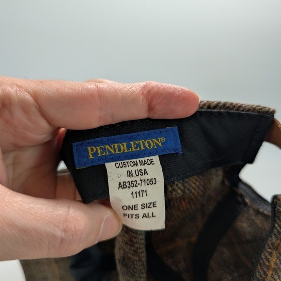 Pendleton Wool Plaid Adjustable Strap Baseball St… - image 6
