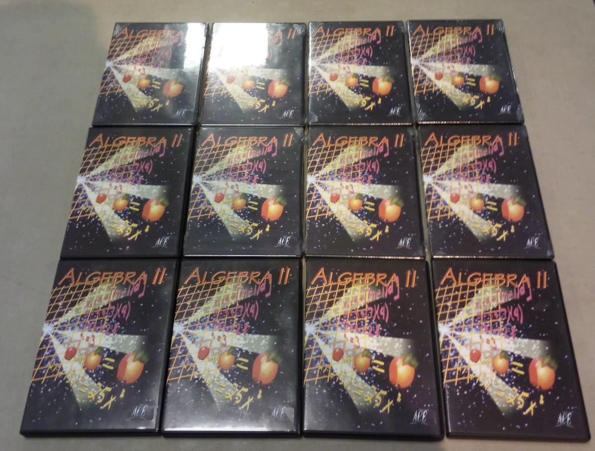 ACE HIGH SCHOOL SEMINAR 数学B & II セット ACE Algebra 2 12 Volume Supplementary Instructional DVD Set | eBay