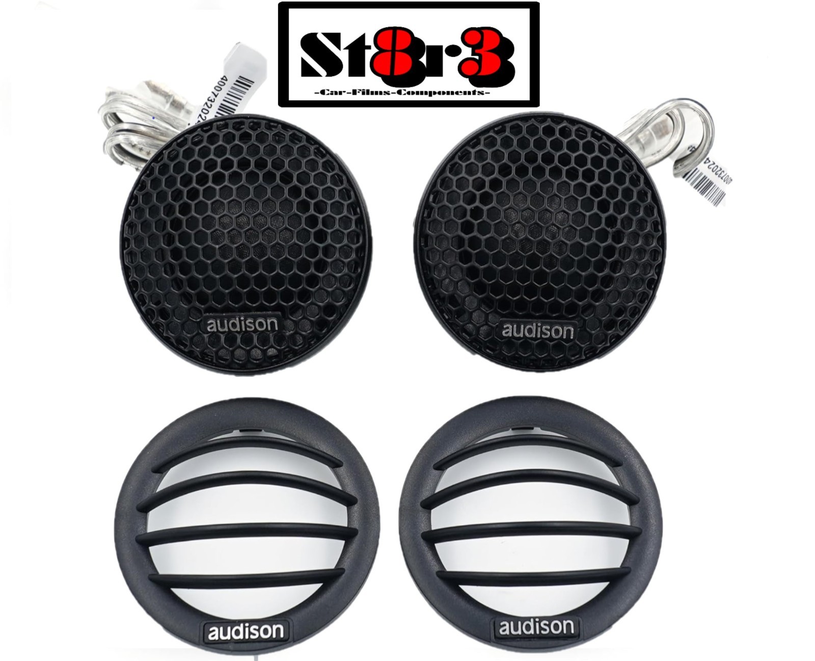 Audison AP 1P AP 1 P Coppia Tweeter con Crossover Altoparlanti OEM 29mm 150 W