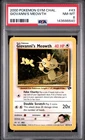Pokémon 2000 Gym Challenge Giovanni's Meowth Card #43/132 PSA 8