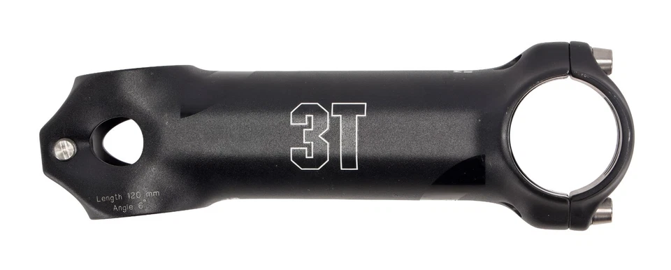 3T ARX II Team Alloy Road Bike Stem 31.8x 120mm BLACK 6º Gravel 1 1/8" Race CX - Image 4 of 4