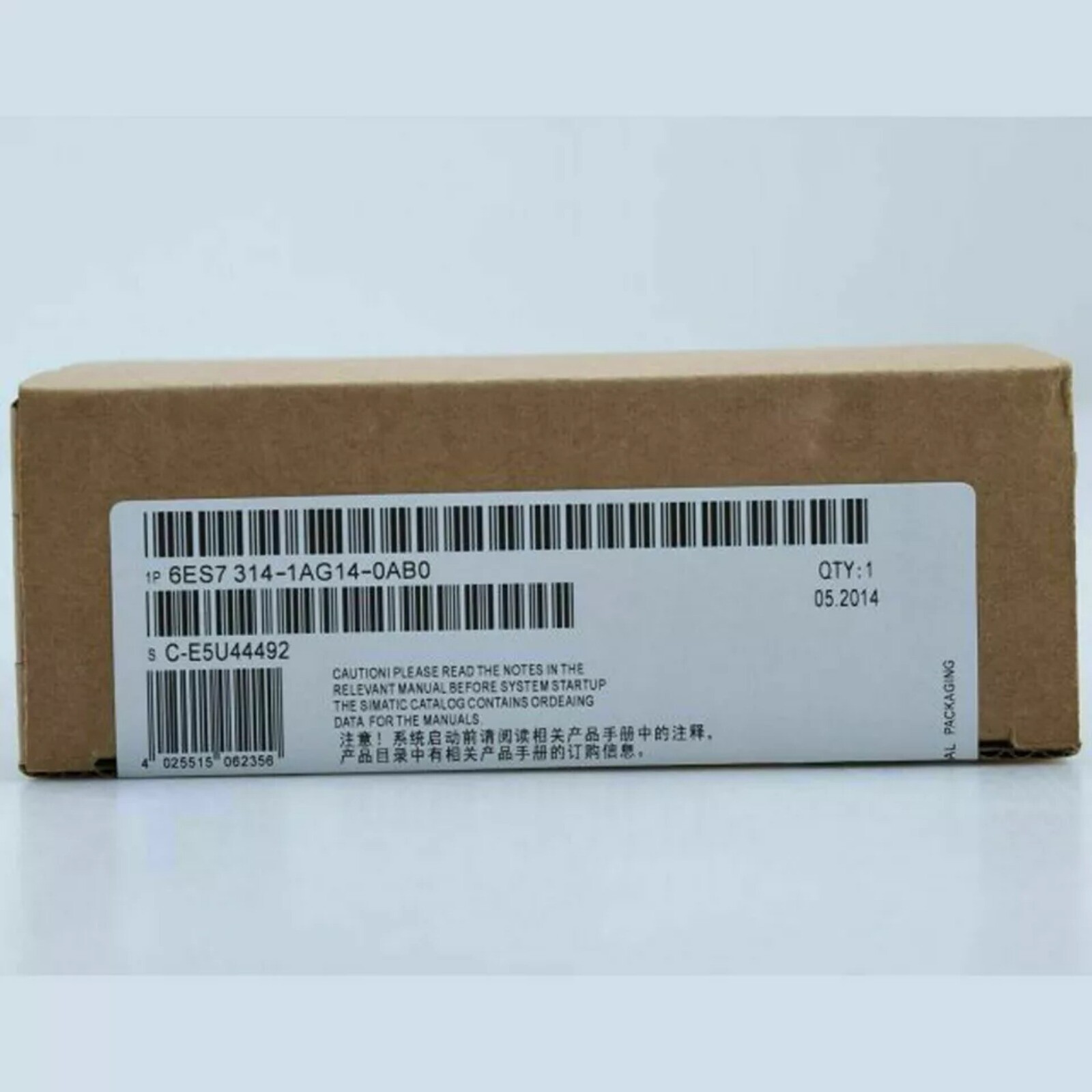 New Siemens Central processing unit 6ES7314-1AG14-0AB0 6ES73141AG140AB0