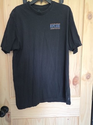 mens rip curl t shirt xl Black