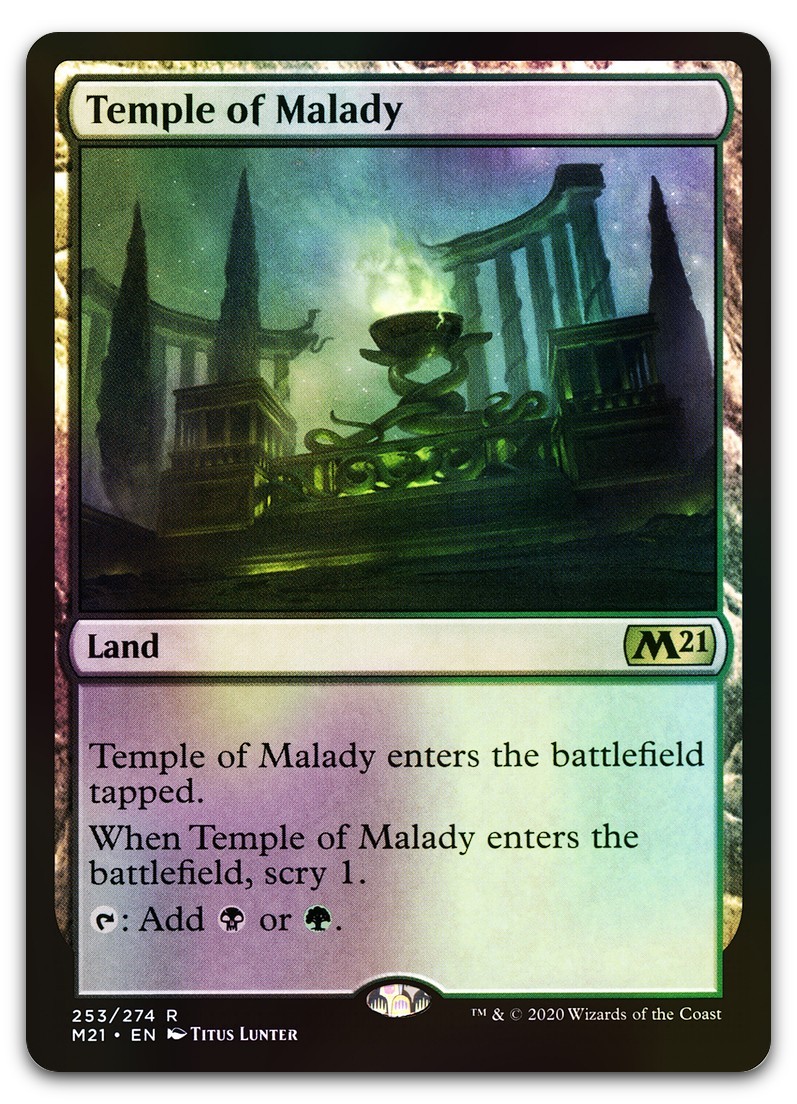 Temple of Malady #253 (Foil) (NM) Core Set 2021 M21 Magic MTG | eBay