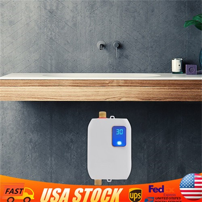 #ad Tankless Water Heater Electric Instant Hot Water Heater Under Sink 3000W for Rv $49.87