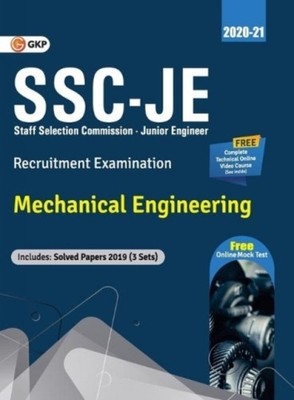GKP - SSC JE 2020   Mechanical Engineering - Guide - paperback or soft - E555z