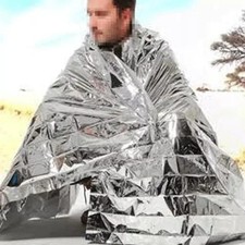 5x Emergency Blankets Insulated Space Blanket for Hiking First Aid Equipment