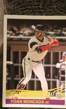 2018 Panini Donruss - Retro 1984 Variations Yoan Moncada #230 Blank Back...