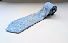 Vineyard Vines Martha's Vineyard Men's silk Blue Tie with shark pattern