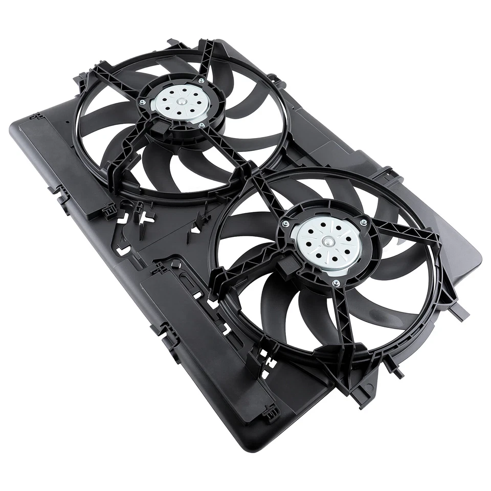  Dual Radiator Condenser Cooling Fan Assembly AU3115113 For Audi A4 A5 A6 Q3 Q5 - Image 4 of 4