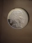 1 Troy Ounce .999 Fine Silver Indian Head/Buffalo Round