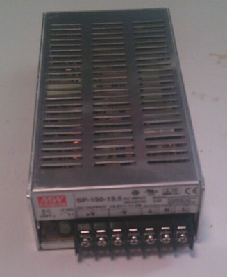 MEAN WELL SP-150-13.5 Switching Power Supply 100-240VAC 2.5A to 13.5VDC 11.2A