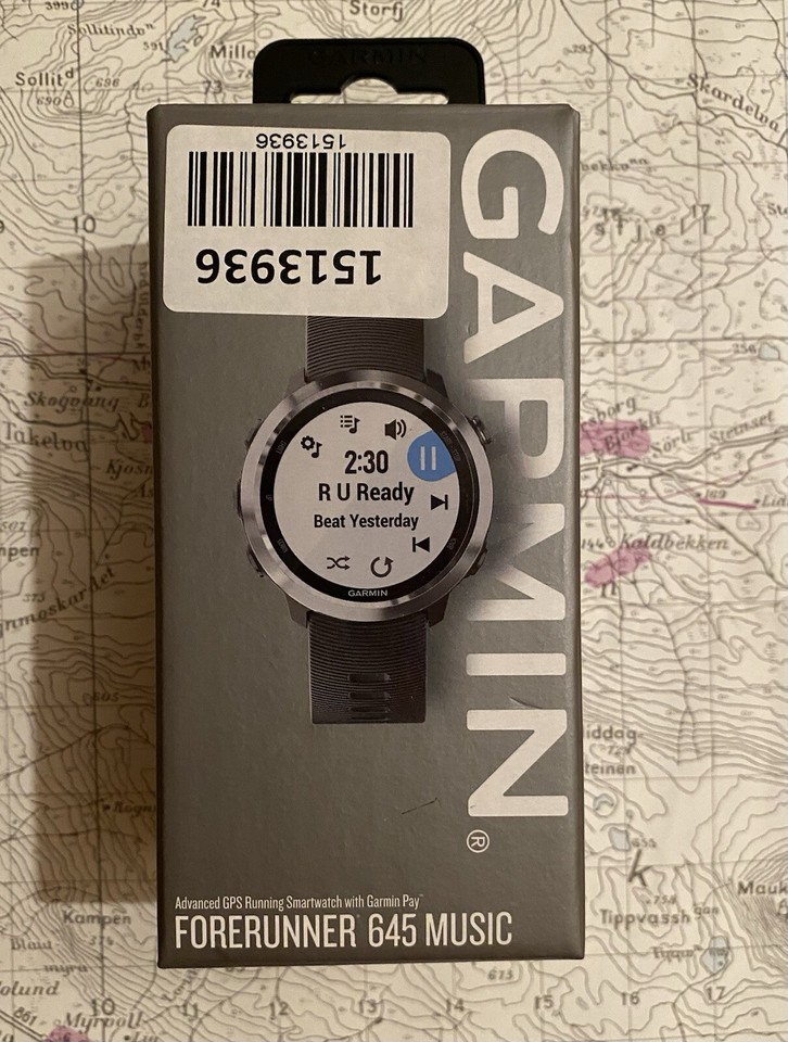 Garmin Forerunner 645 Music, GPS, Running Watch, Multisport, with