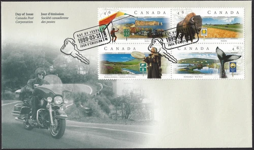 🍁Canada   #1783a  "SCENIC HIGHWAYS"   Brand New  1999 First Day Cover