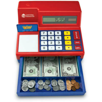 Learning Resources Pretend & Play Calculator Cash Register NIB