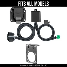 For 23-25 Honda Pilot 7 Pin Trailer Wiring Plug Fits All Models Curt 7 Prong Kit