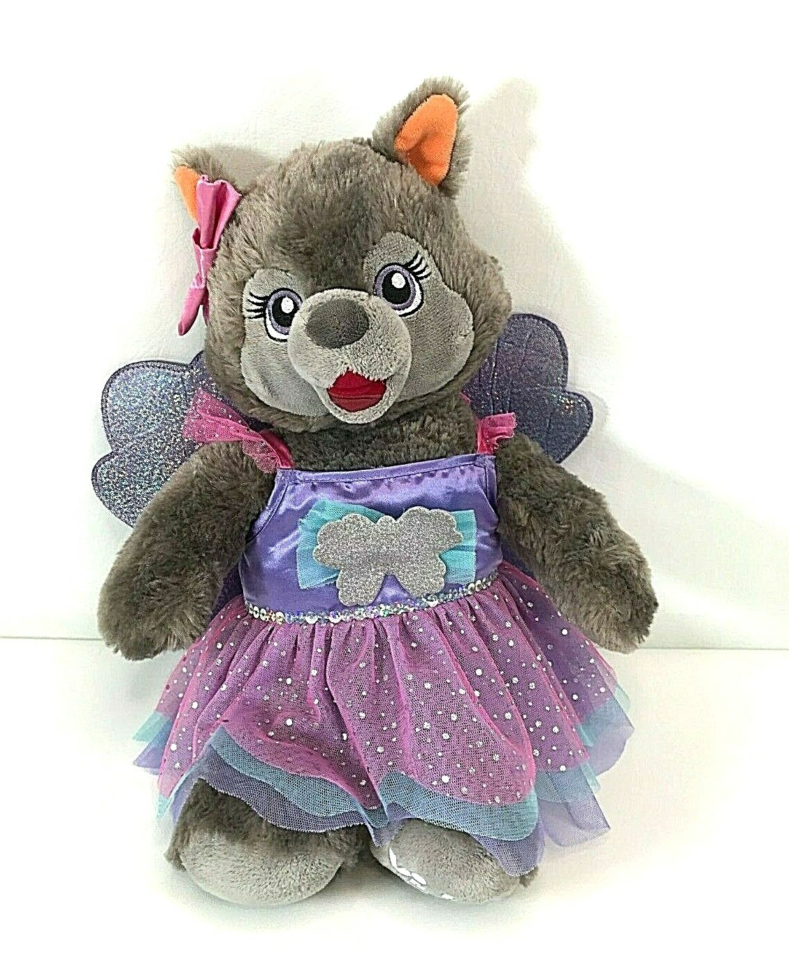 Build A Bear Great Wolf Lodge Gray Violet the Wolf Dressed As A Fairy 16