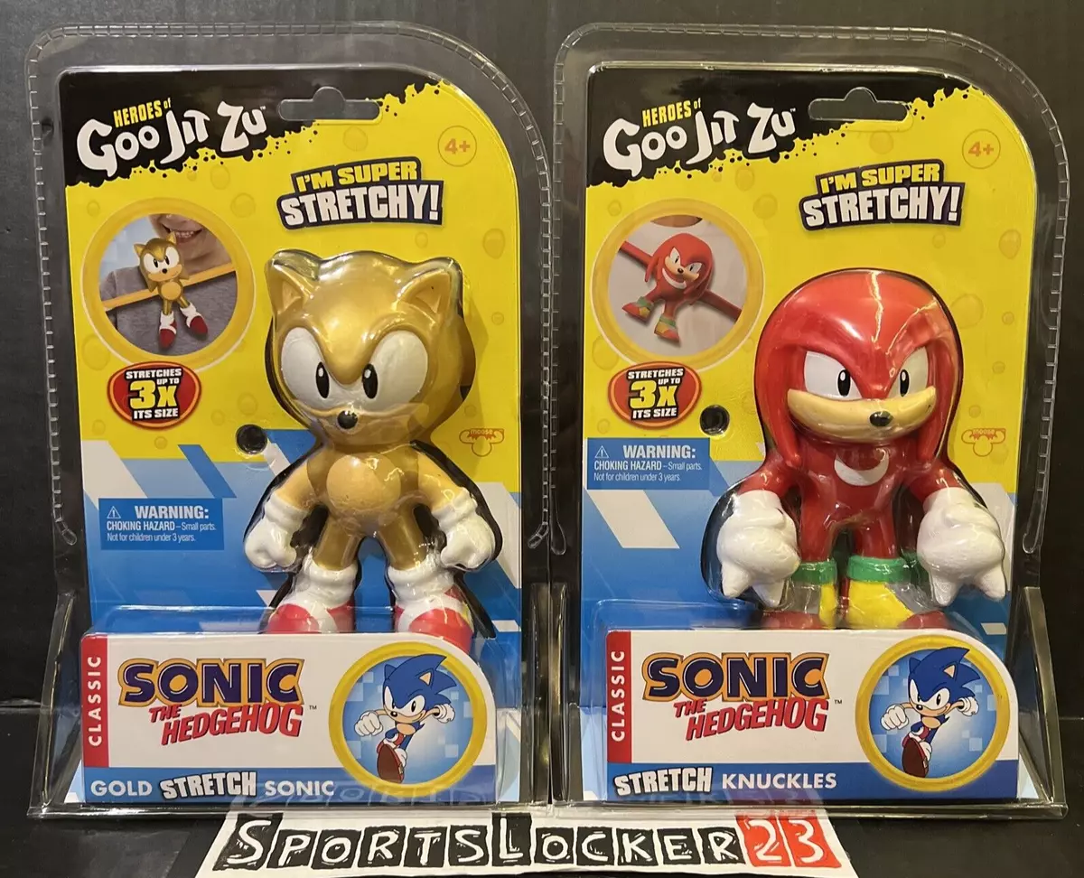 Heroes of Goo Jit Zu Classic Sonic The Hedgehog Hero Pack - Stretch  Knuckles 