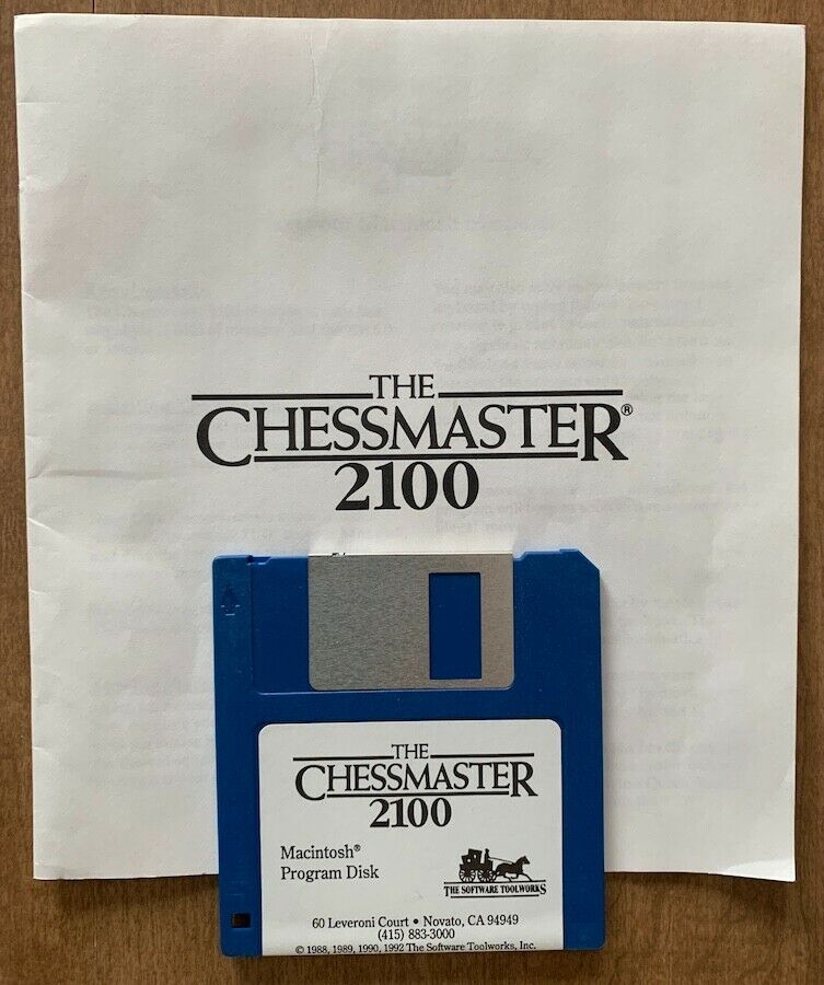 New! AMIGA (1-MB RAM) THE FIDELITY CHESSMASTER 2100 Computer