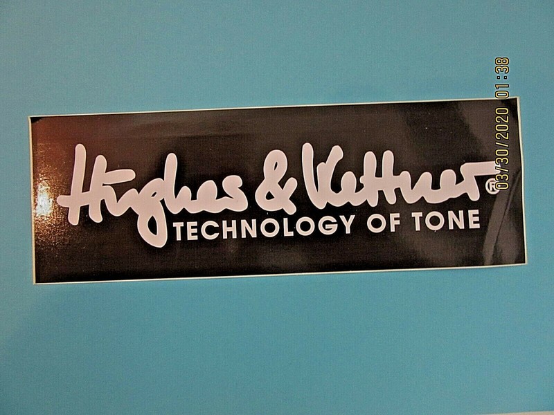 HUGHES & KETTNER GUITAR AMPLIFIER DECAL CASE RACK BUMPER STICKER NICE NEW RARE