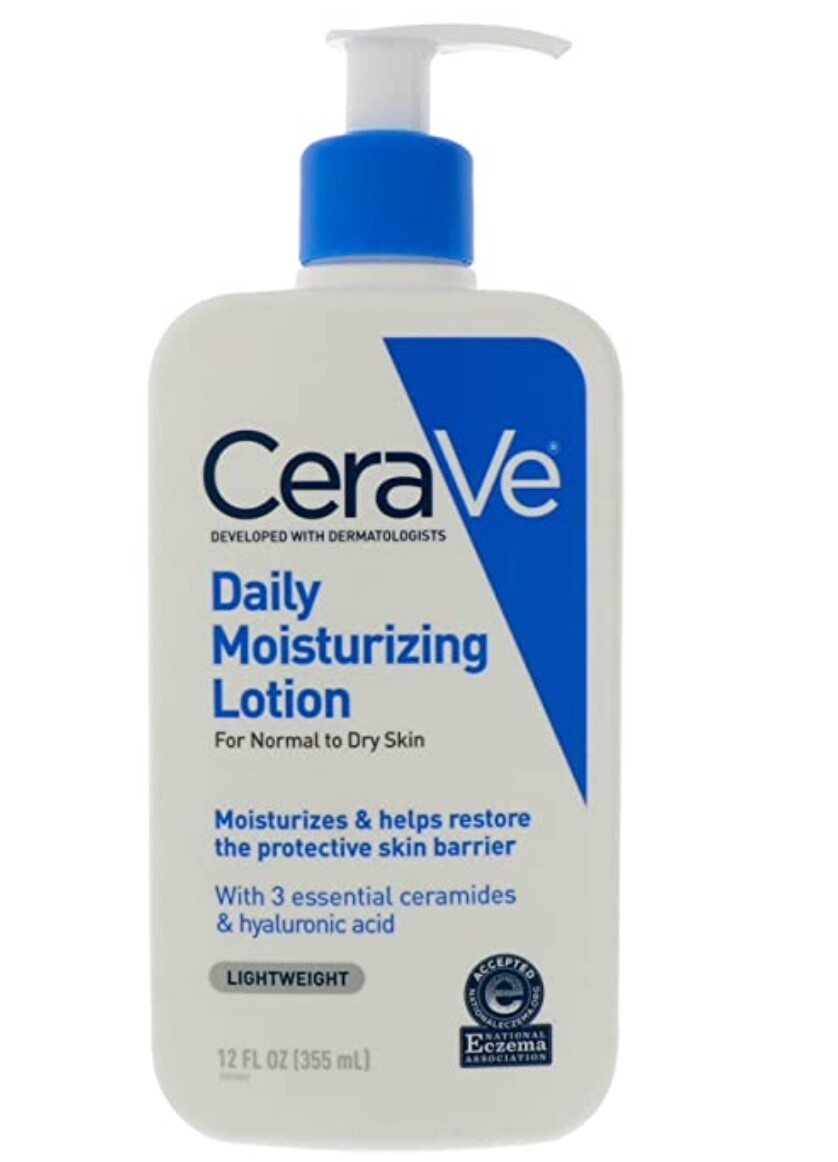 CeraVe Daily Moisturizing Lotion for Dry Skin Body & Facial Moisturizer 12Fl Oz