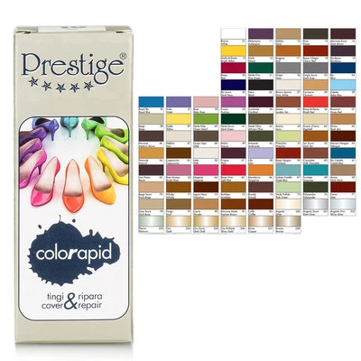 PRESTIGE TINTURA PER SCARPE IN PELLE E SIMILPELLE CAMBIA O RINNOVA COLORE - COLORAPID NEW