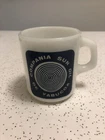 VINTAGE COMPANIA SUB OIL DE YABUCOA GALAXY MILK GLASS COFFEE MUG!