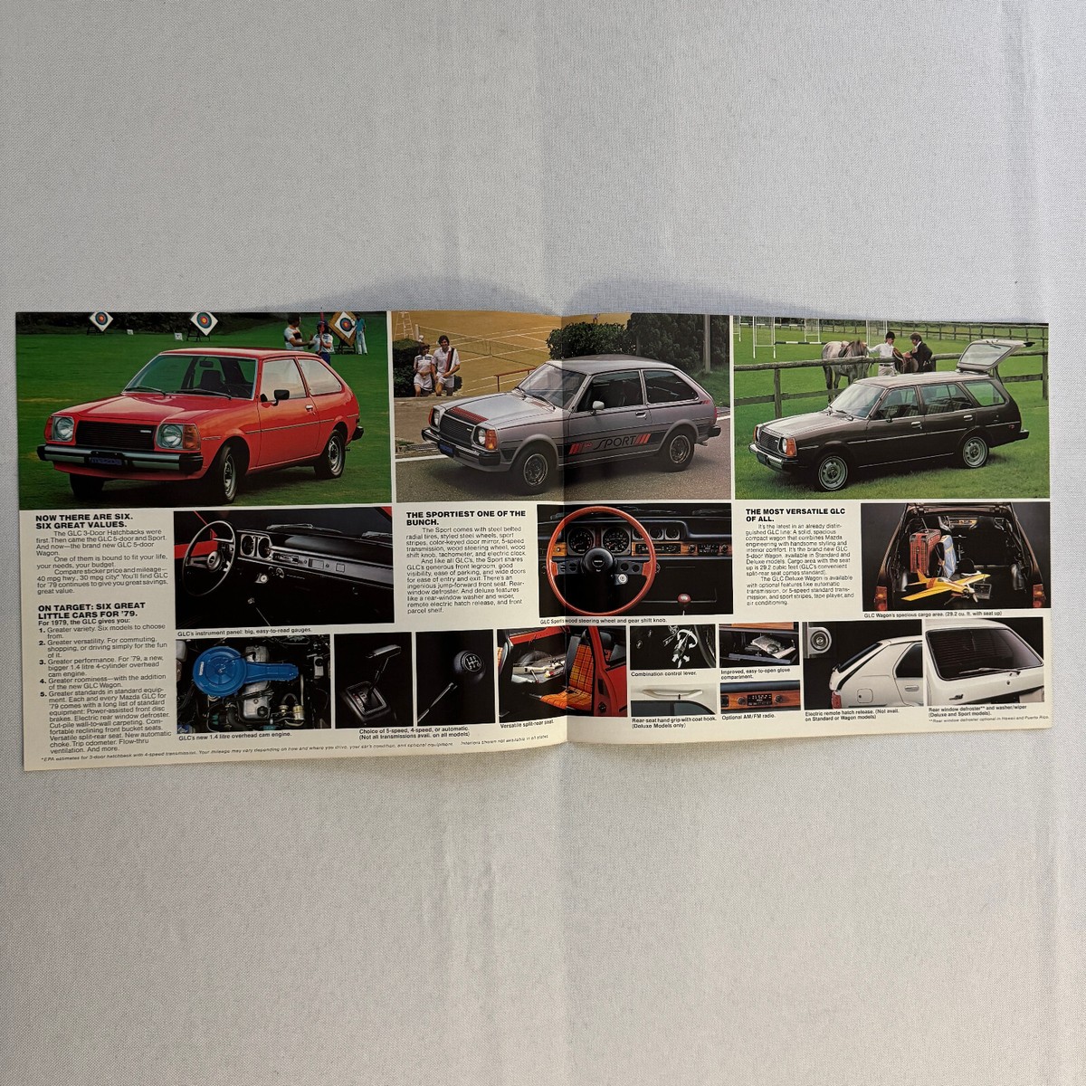 1979 Mazda GLC Car Sales Brochure Catalog Vintage Advertising | eBay