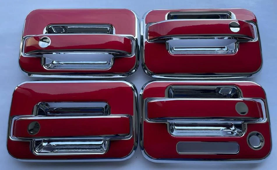 Cubiertas de manija de puerta negras o cromadas Ford F-150 2004-2014 tú eliges el color F150 Foto 3 de 4