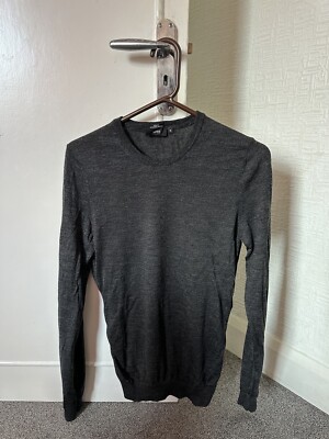 Hugo Boss Leno p Grey Jumper Medium Extrafine Merino slim fit