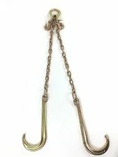 24" V-Bridle Chain with Big 15" J Hook