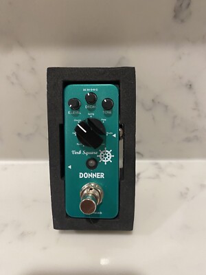 Donner EC965 Digital Reverb Guitar Effect Pedal Verb Square 7 Modes - Green NWOB