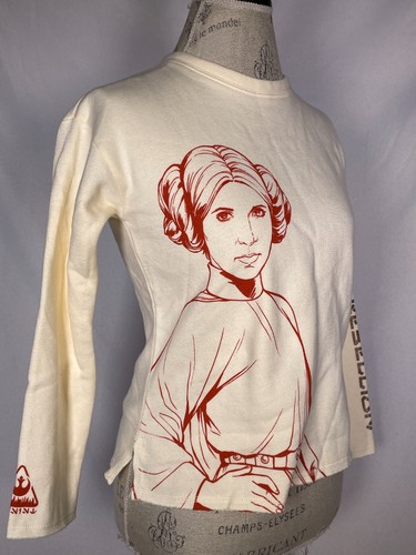 Star Wars Galaxy's Edge Princess Leia I Am The Rebellion Top Juniors LARGE NWT - Picture 9 of 11