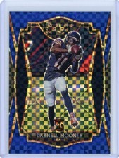 2020 Panini Select Football Blue Prizm Rookie #200 Darnell Mooney #061/149
