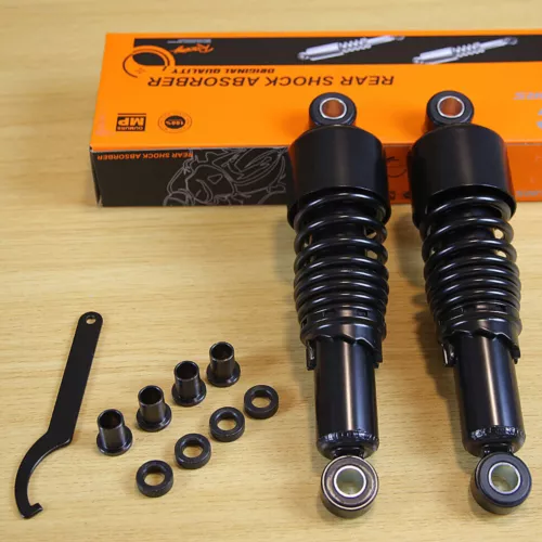 Rear Suspension Shocks Absorbers 10.5'' For Harley Dyna Sportster FLH/FLT FXDWG - Picture 7 of 18