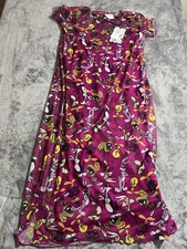 Torrid Warner Bros Looney Tunes Cartoon Mesh Midi Slip Dress Nerd Geek Sz 00 M/L
