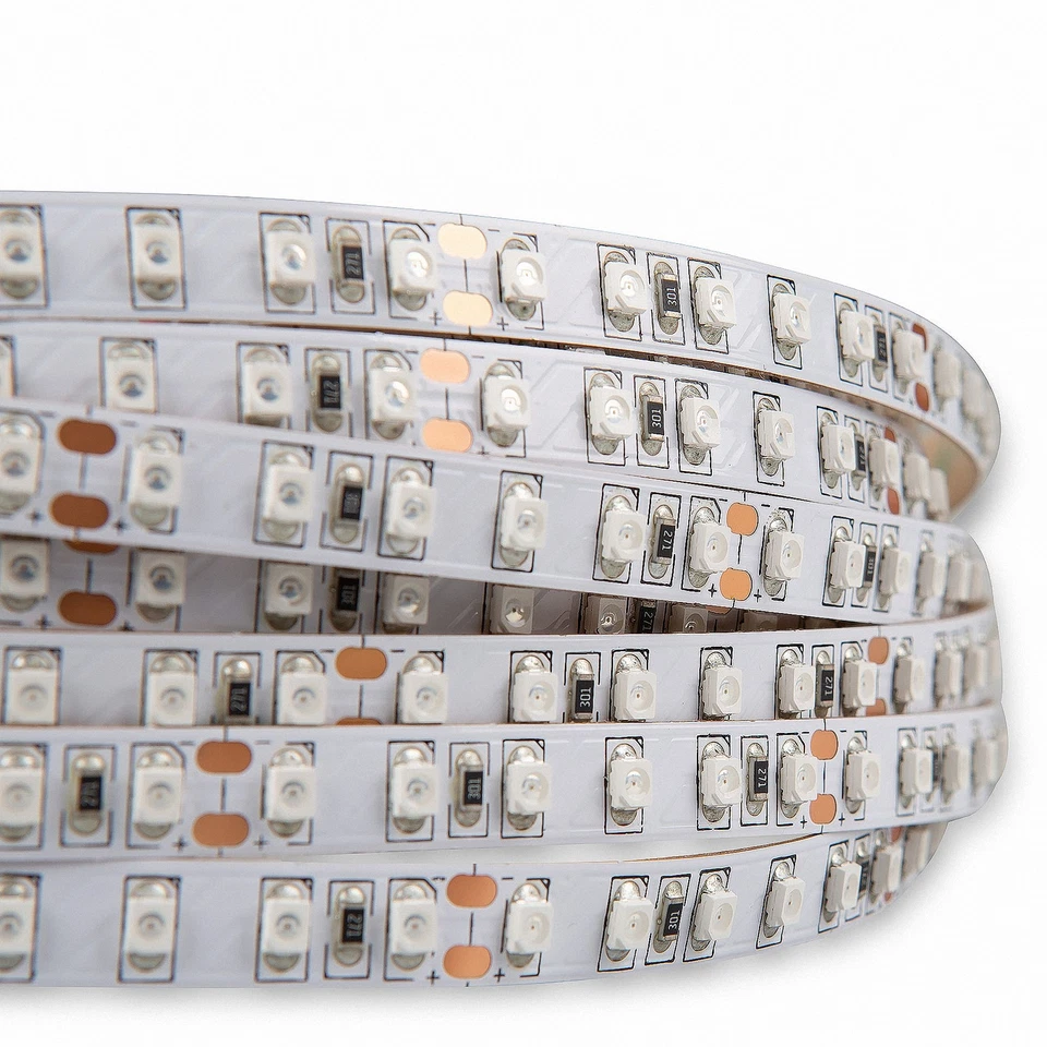 Mextronic 24V LED Rayures 5m Bande LED 3528 Rouge 625-630nm 48W 500CM 24V IP20 - Photo 4/4