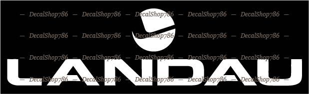 Landau Boats - Outdoor Sports - Car/SUV/Truck Vinyl Die-Cut Peel N ...