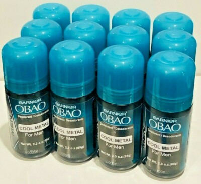 OBAO GARNIER DEODORANT COOL METAL 2.3 OZ 12 PIECES (FOR MEN)
