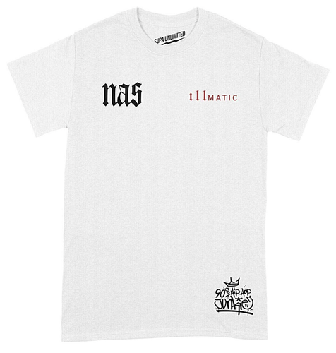 Illmatic Nas Hip Hop Junkie T-Shirt Schwarz Rap Legend Tee Unisex 90s Musik Tee - Bild 3 von 8