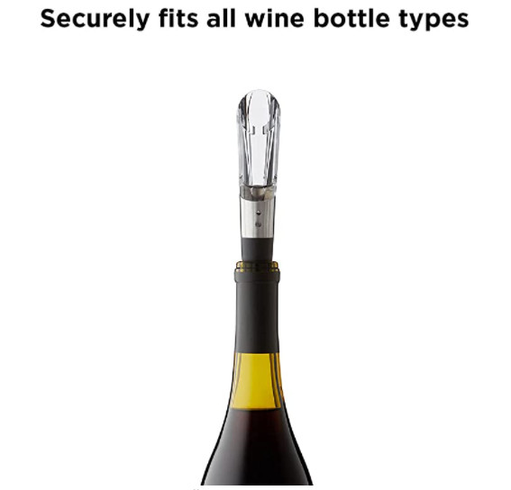 Wine Aerator Pourer and Decanting Spout Drip Free Pouring (QVC overstock) Cuisine reunionnaise