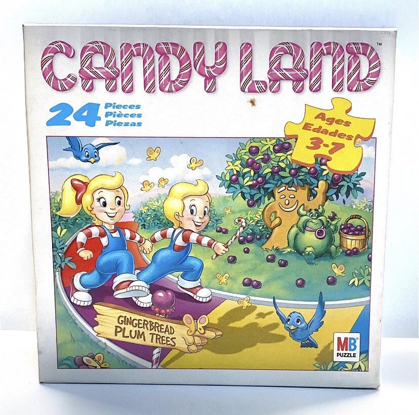 Hasbro MB Candy Land 24 Piece Jigsaw Puzzle for sale online