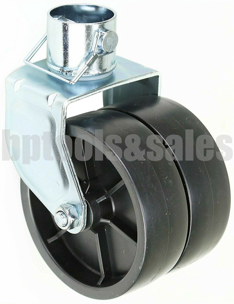 Jack Pour Roulotte 6 In Heavy Duty Swivel Casters Nbjingyi 6 2000lbs Dual Trailer Swirl Jack Caster Wheel With Pin Fits Any Jack Better Soft Ground Roll 776661 Trailer Dolly Rv Accessories - Foto 3
