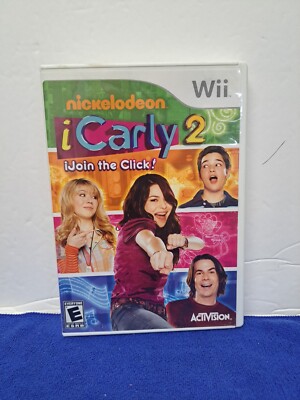 Nickelodeon iCarly 2 iJoin The Click - (Wii, 2010) *CIB* VGC* FREE SHIPPING!!!