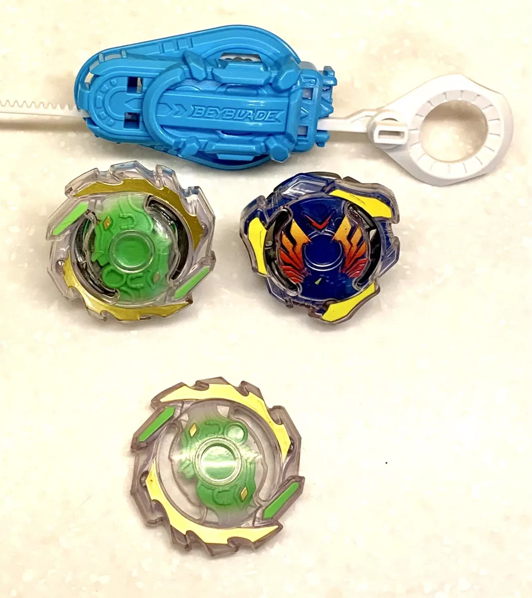 Beyblade Burst Valtryek & Unicrest W/ Extra Layer Random Launcher FREE  SHIPPING