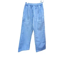 Jungmaven Seaside Pant Women's Blue White Stripe Cotton Hemp size Small NWT