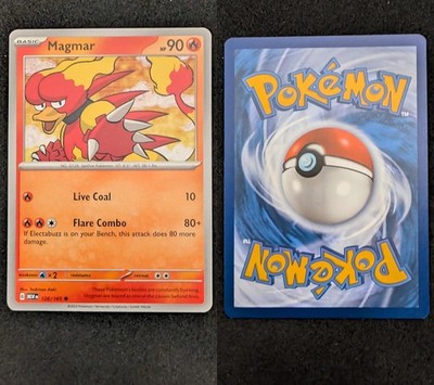Magmar 126/165 Common 151 Pokemon Near Mint